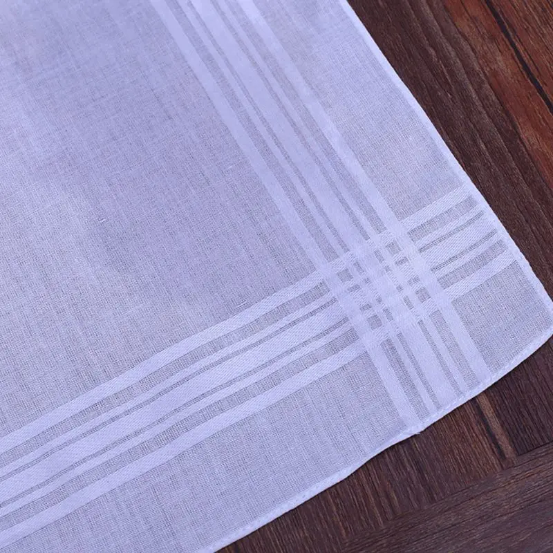 652F Хлопковый карманный платок для защиты от пота женихов свадеб любителей