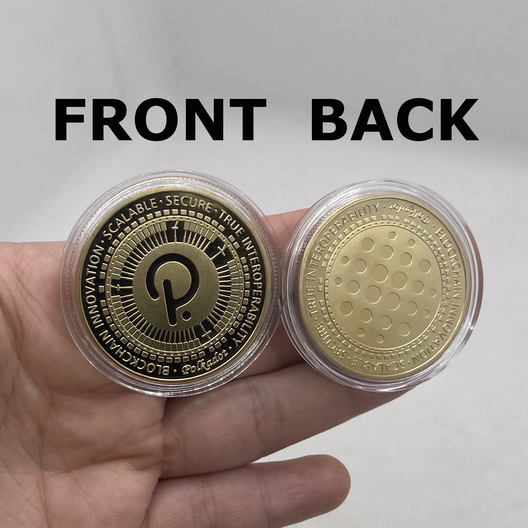 

10 шт./лот Polkadot монета, цифровые деньги, позолоченные криптовалюты, криптовалюты, коллекционные инновации, отличный подарок