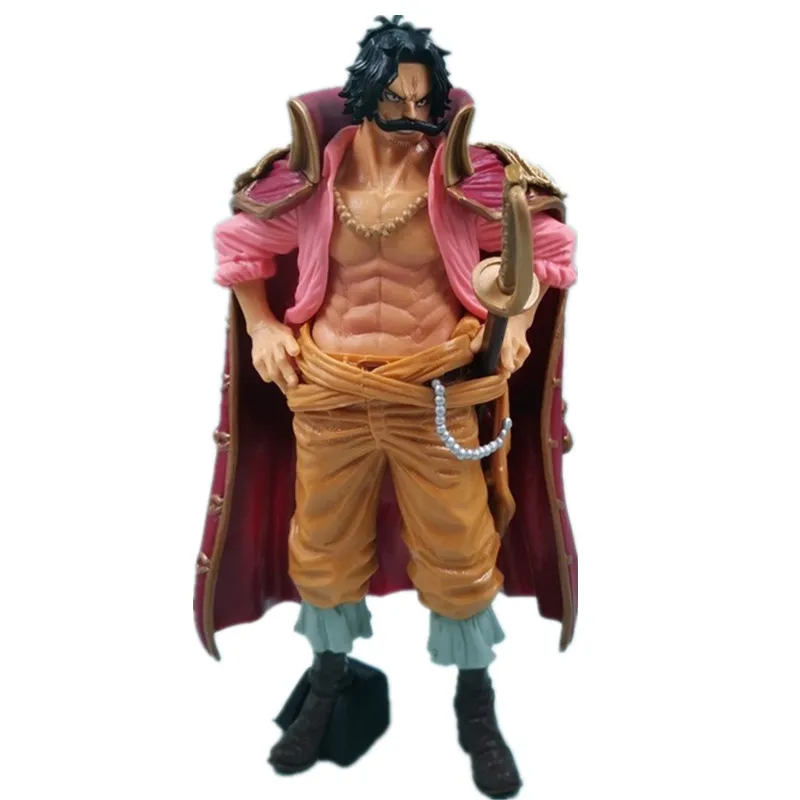 

23cm Anime Hand-made One Piece Roger Pvc Hand-held Collection Model Desktop Decoration Children's Christmas Birthday Gift