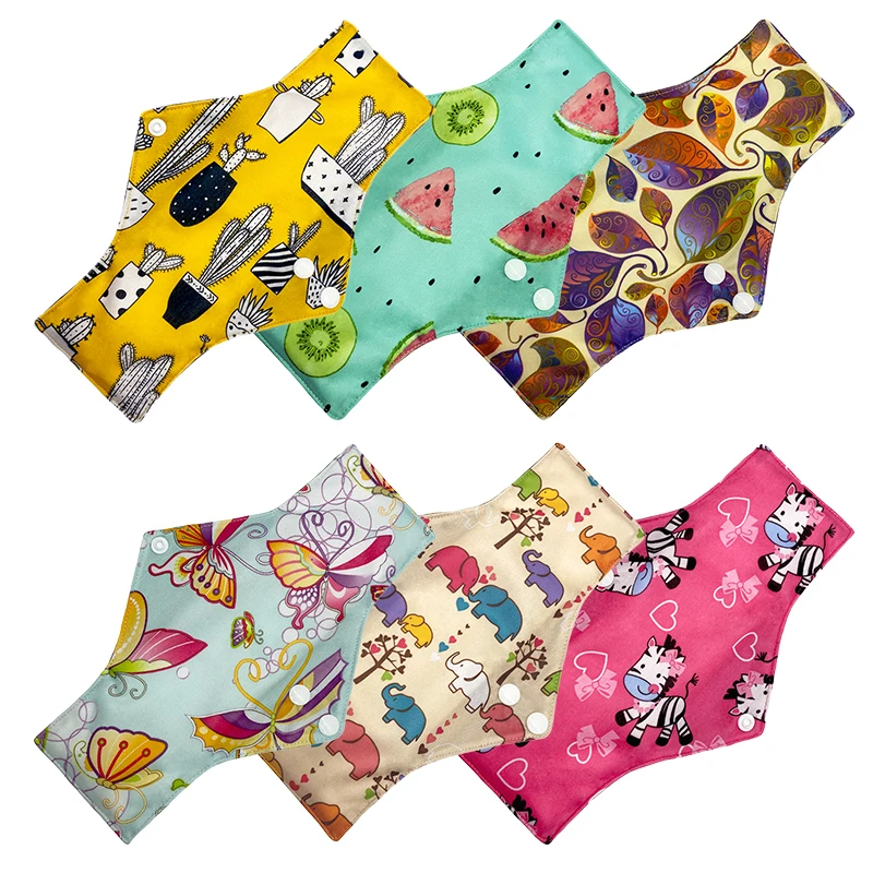 

Goodbaum Reusable Pads Bamboo Charcoal Sanitary Pad Napkin Washable Panty Liner Heavy Flow Cloth Pad Maternity Menstrual Pads