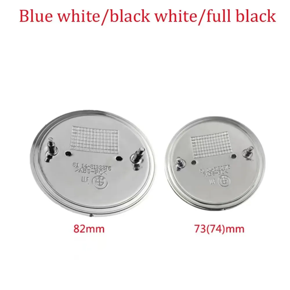 

2pcs 82mm 74mm Car Emblem Badge Hood Front Rear Trunk Logo For Bmw E46 E39 E38 E90 E60 Z3 Z4 X3 X5 X6 51148132375 Accessories