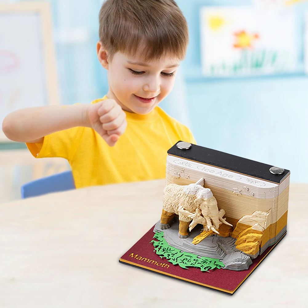 2025 панорамная резьба с ручной росписью календарь по бумаге креативное