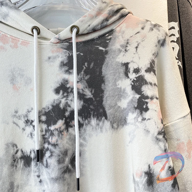 

KAPITAL Sweatshirts Men Women Tie Dye Smile Print Loose Casual Kapital Hoody