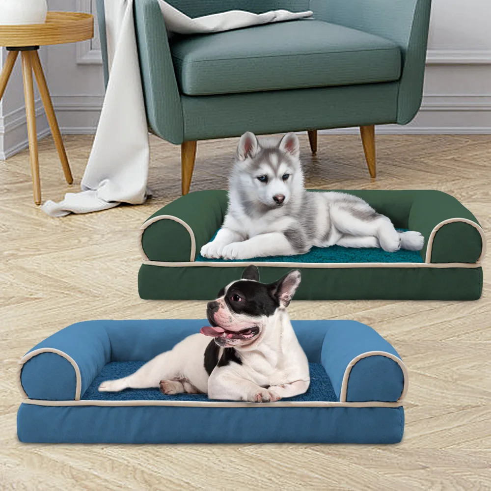 

Dog Mat Warm Sofa Pet Breathable Cat Pad Small Medium Dogs Large Square Kennel Sleeping House Four Seasons Supplies Washable