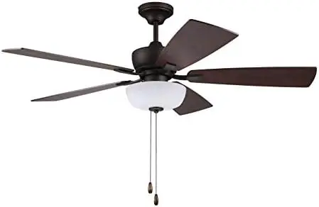 

SG52EB5L Sigrid Modern 52\u201DCeiling Fan Bronze Finish with 5 Sienna/Driftwood Reversible Blades, UL Rated, 70 inch x 72 inch