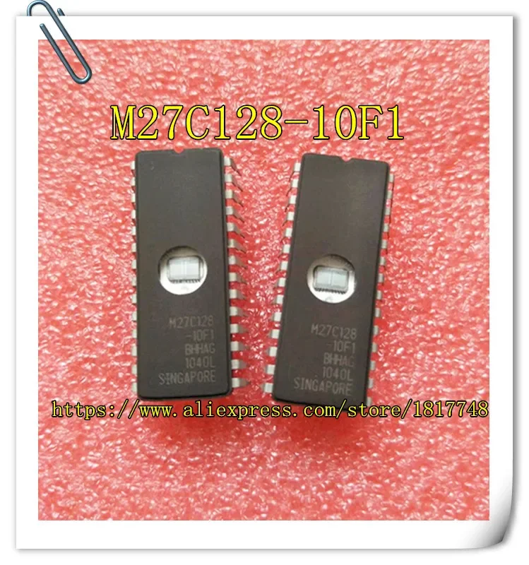 Free Shipping 10pcs/lot M27C128-10F1 M27C128 M27C128A-10F1 CDIP28 IC