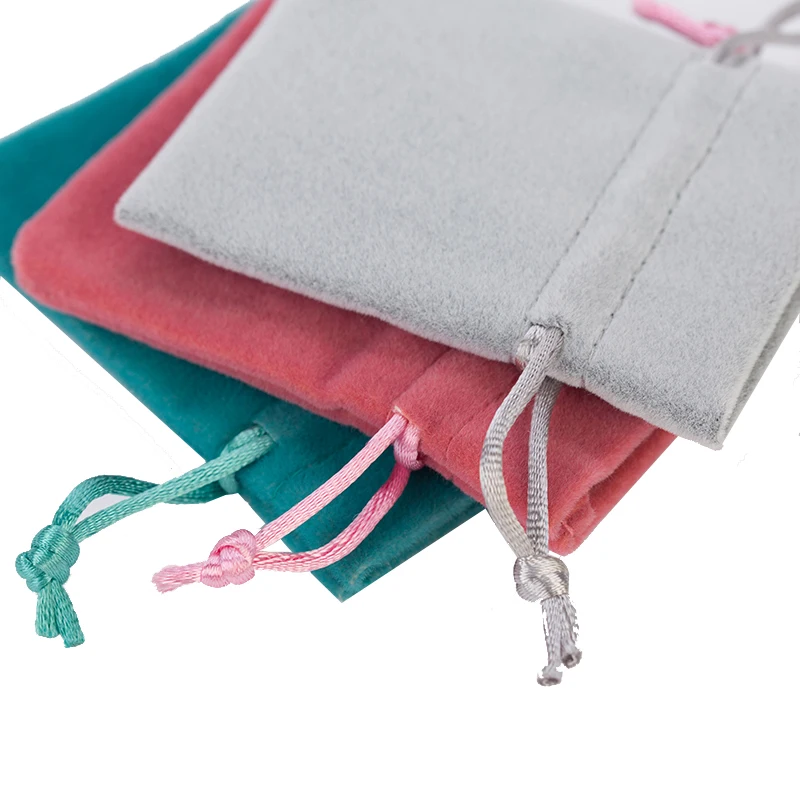 Velvet Bag 7x9 Cm Jewelry Drawstring Pouch Christmas/Wedding Pouches Gift Bags High Quality Jewelry Organizer 50Pcs/Lot