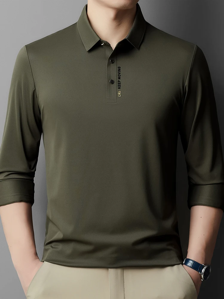 Новинка 2023 Мужская футболка из ледяного шелка Высококачественная свинцовая