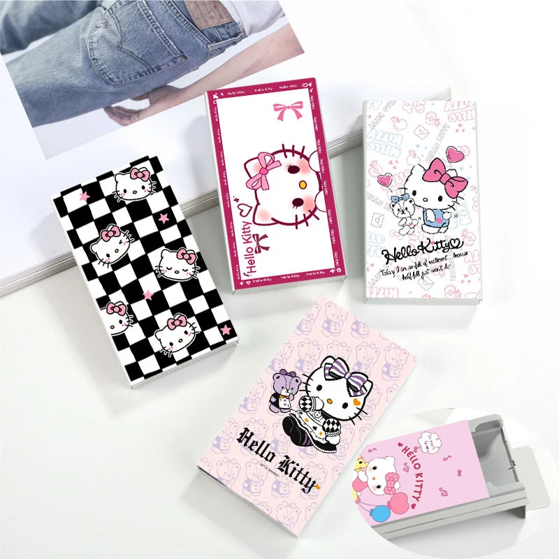 

Anime Hello Kitty Cigarette Case Kawaii Sanrios Cute Slide Cigar Container Men Portable Tobacco Holder Storage Box Women Gift