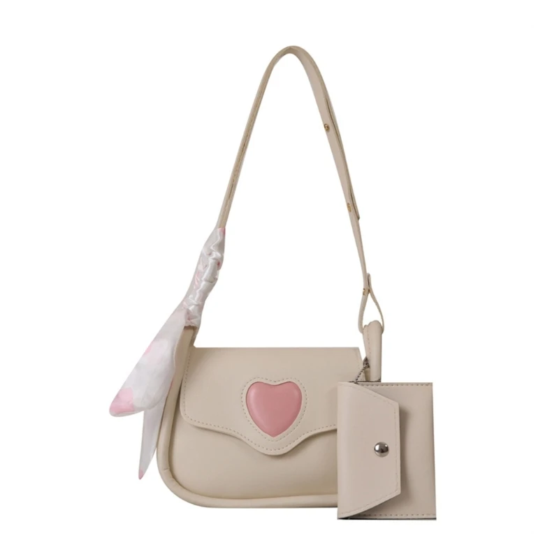 

Lightweight and Comfortable PU Shoulder Bag with Wallet for Everyday Use