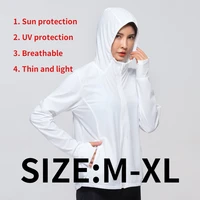 outdoor womens sun protection clothing breathable uv protection hooded jacket long sleeved sun protection clothing