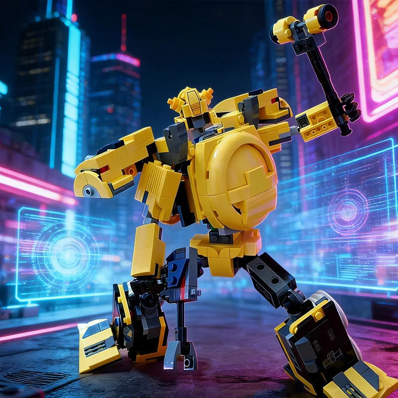 537 деталей, набор для сборки 10338: Bee MOC, модульный конструктор, простой дизайн, популярная технология, игрушка для мальчиков, подарок на праздник, сделай сам (art.: 3920d7ca75ca1) - 3920d7ca75ca1
