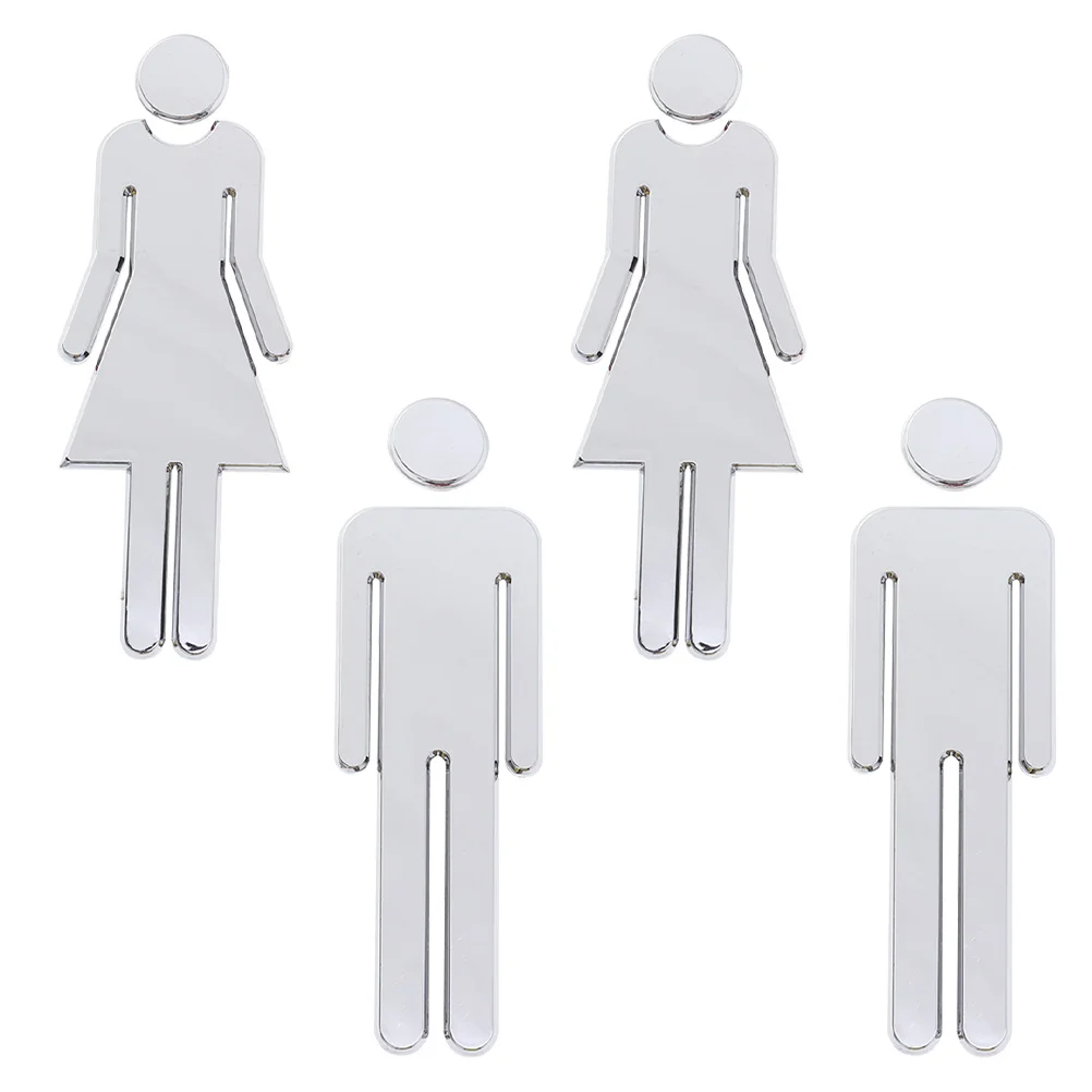 

Sign Toilet Door Restroom Identification Symbol Wc Self Adhesive Men Board Bathroom Wall Lam Cafe Washroom Pla Stic