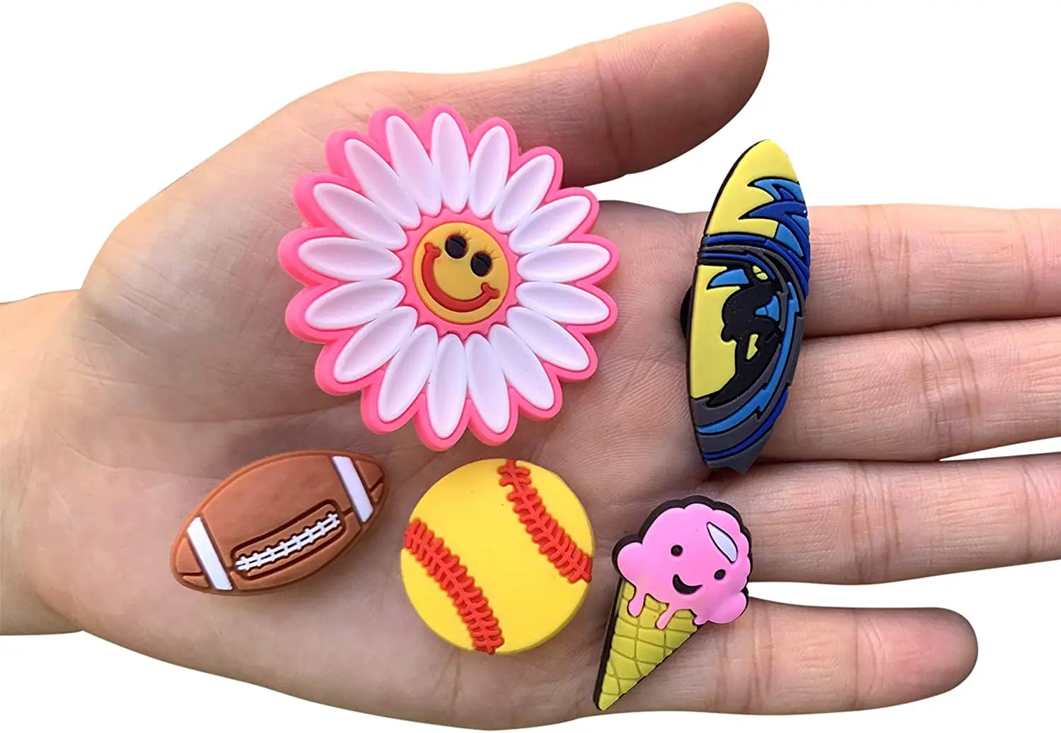 Random 10-100PCS jibz Wholesale  Cartoon Animal Shoe Charms Decrations For Croc Charms Buckle Kids X-mas Gifts Shoe Accessories