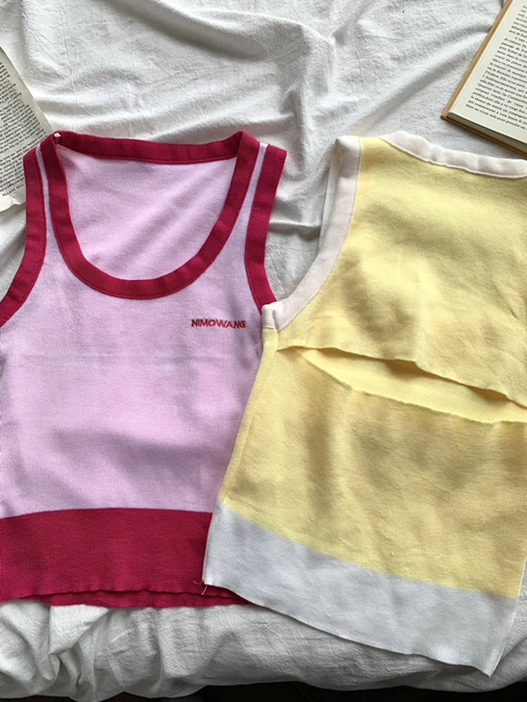 Сексуальный весенний новый костюм-двойка летний сладкий и пряный вязаный