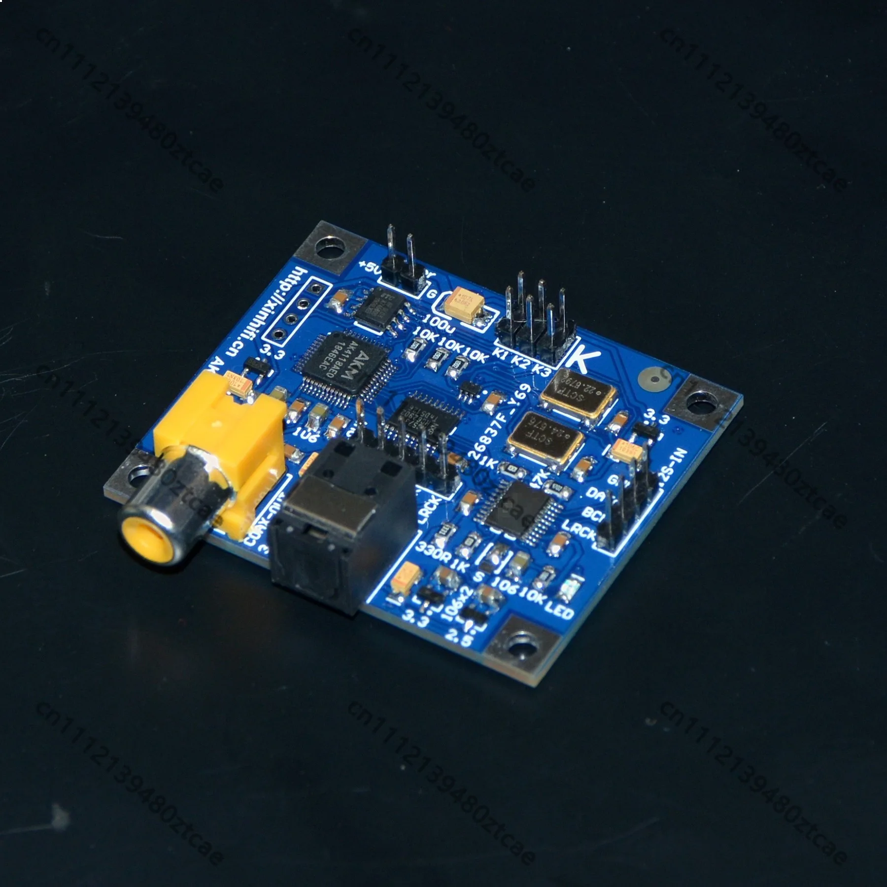 Фото Плата коаксиального оптоволоконного выхода I2S Nvarcher AK4118 24bit 192K для Raspberry Pi 2B 3B 3B+ 4B VOLUMIO MOODEF №2