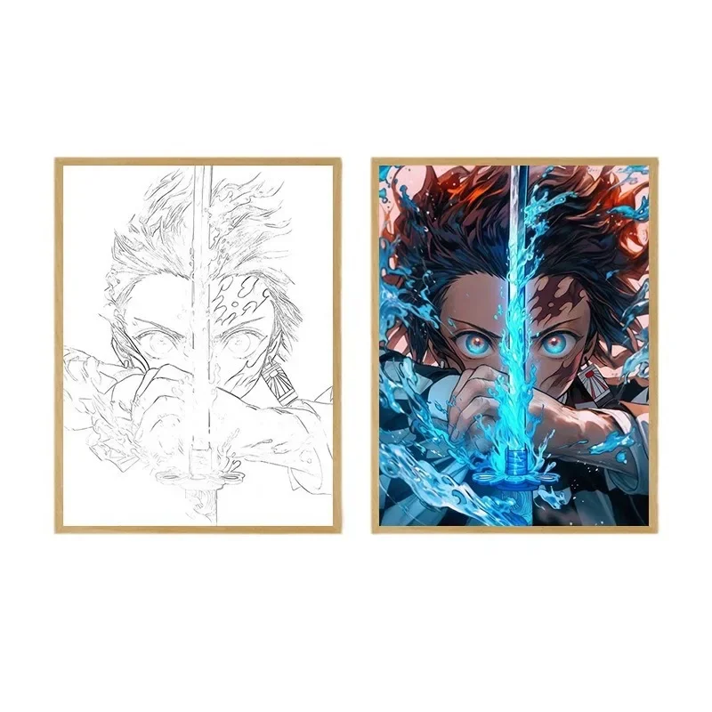 Фоторамка деревянная перезаряжаемая с USB-портом