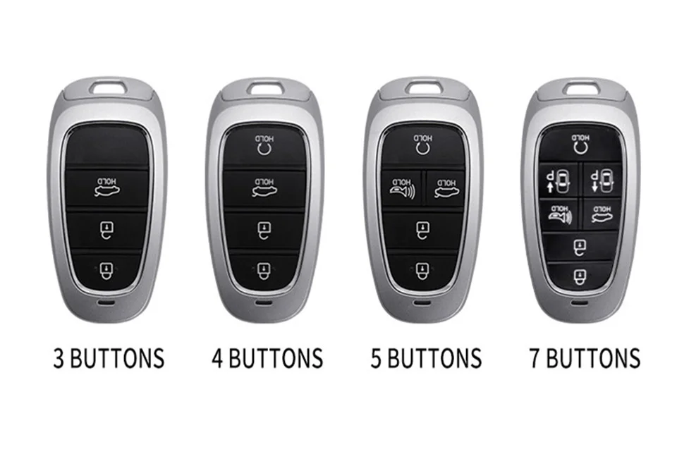 Чехол для автомобильного ключа чехол Hyundai Solaris Sonata Hybrid NEXO NX4 новый Grand Santa Fe Tucson 2020