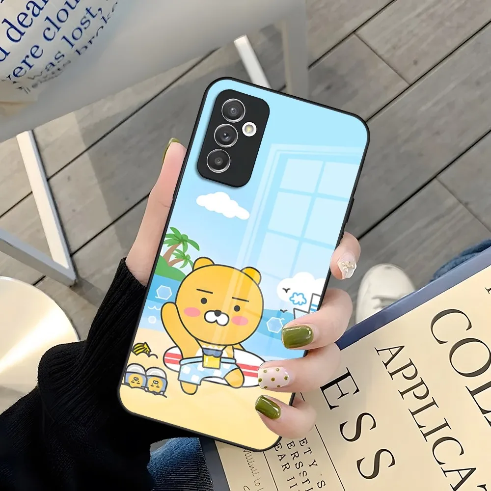 Чехол для телефона с рисунком льва Для Samsung A52 A71 A21 A54 A20 A12 Galaxy A34 A14 Райан A32 M14 S24 S23 S22