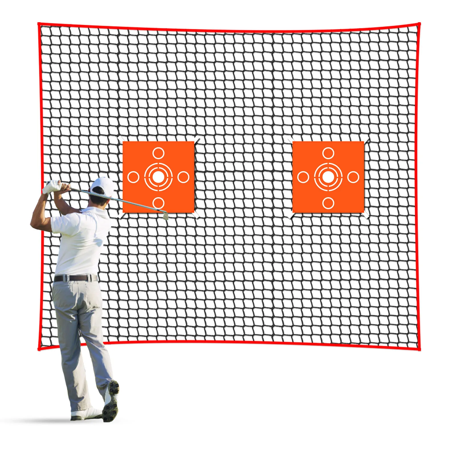 Golf Practice Barrier Net 3x3m 4.5x3m 6x3m Barrier Target Netting Driving Rang Training Soccer Baseball Hockey Drop Shipping