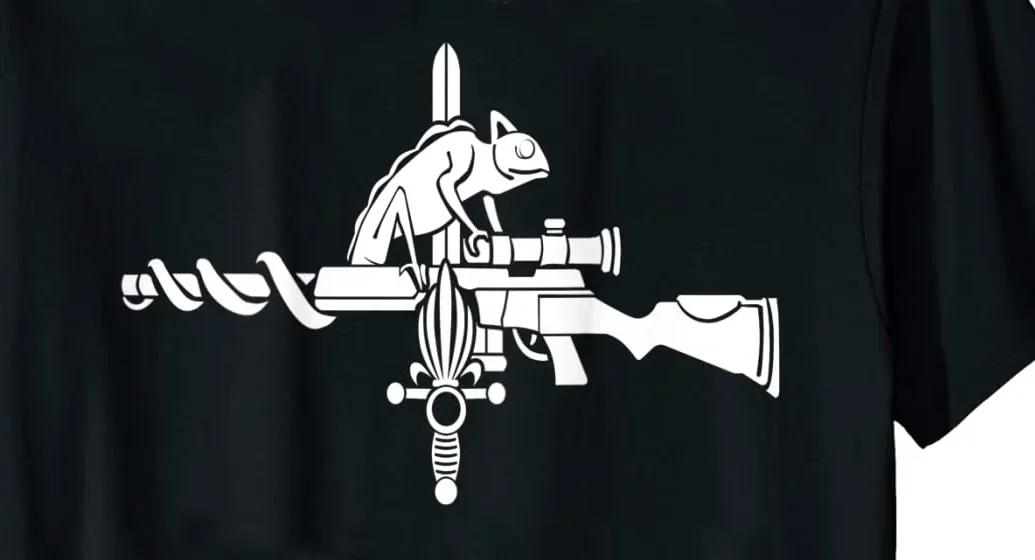 Снайперская футболка французского иностранного легиона спецназа 100% хлопок с