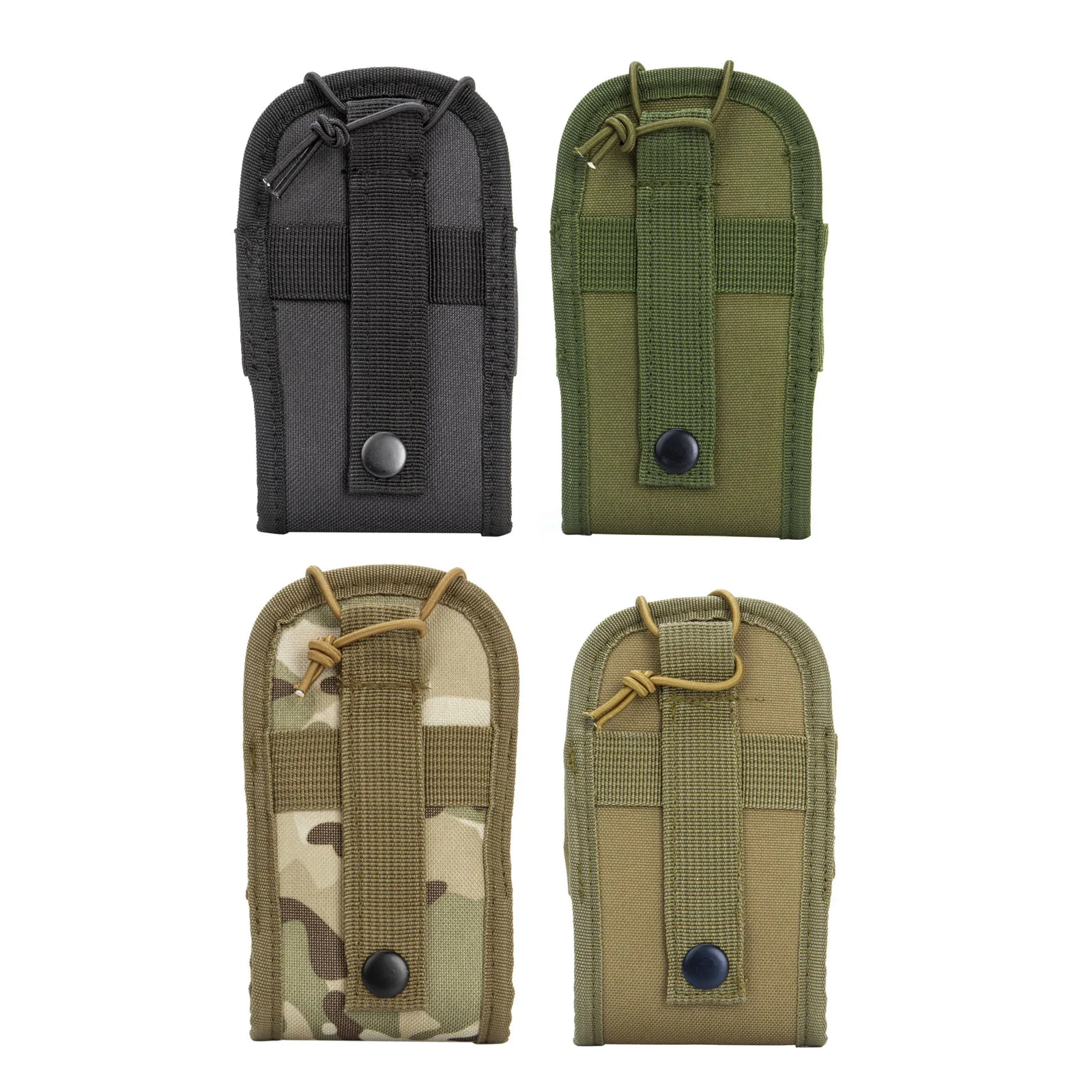 Tactical Radio Walkie Talkie Pouch Waist Bag Holder Pocket Portable Interphone Holster Carry Bag for Hunting Camping