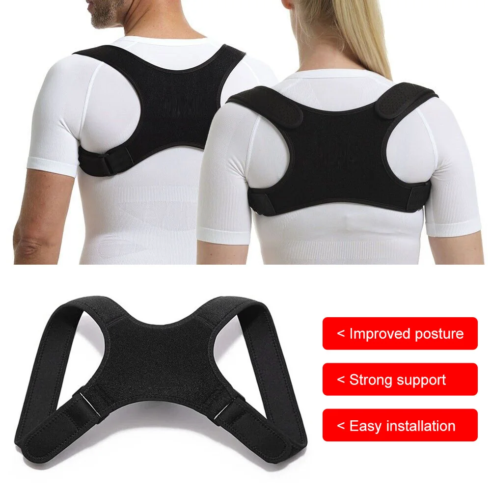 

Protection Support Shoulder Back Back Posture Belt Pain Relief Posture Corrector Back Spine Humpback Corrector Correction Band