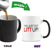You Just Got Litt Up! Mug Louis Litt Suits Mug Coffee Mugs Tea Cup Heat Reveal Mug Cold Hot Sensitive Beer Cups Kids Milk Mugen