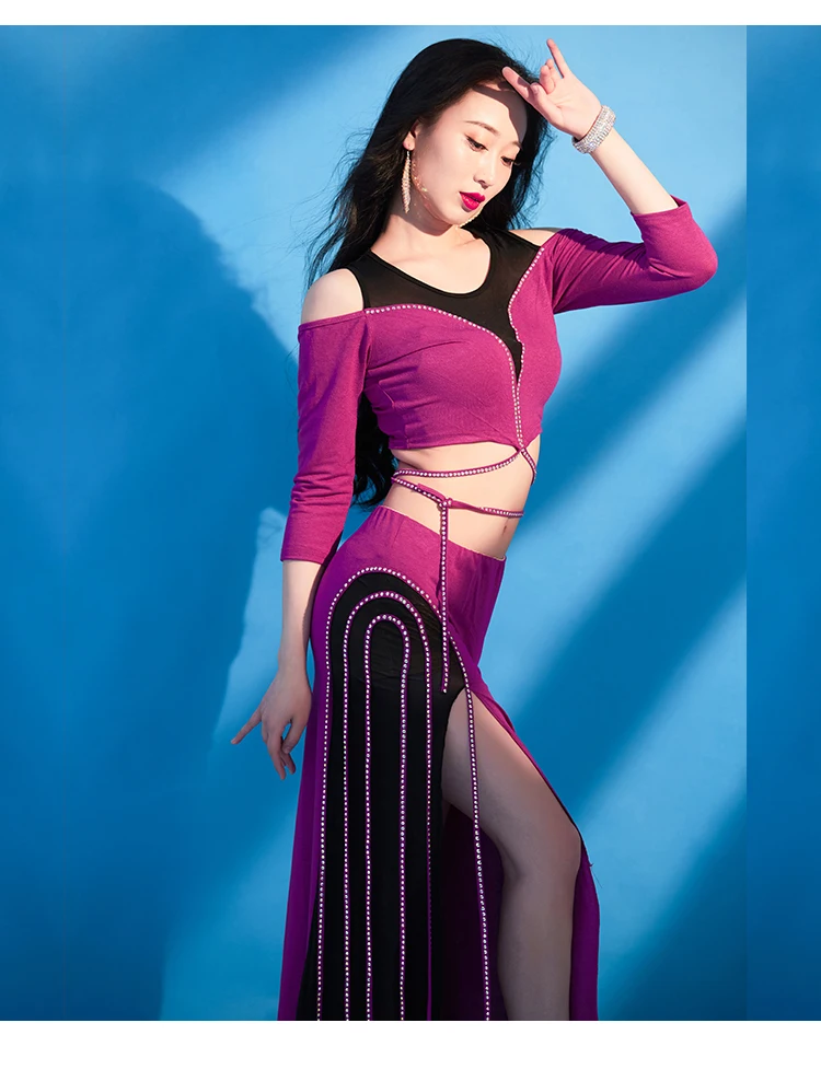 Женский костюм для танца живота юбка на бретельках индийских танцев