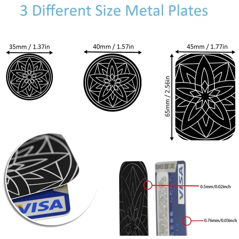 Universal Metal Plate For Car Magnetic Holder Iron Sheet Replacement Sticker For Magnet Car Mount Phone Holder Support in Car