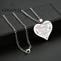 coconal women men love shape pendant necklace unisex trend party popular jewelry exquisite creative mothers day jewelry gift