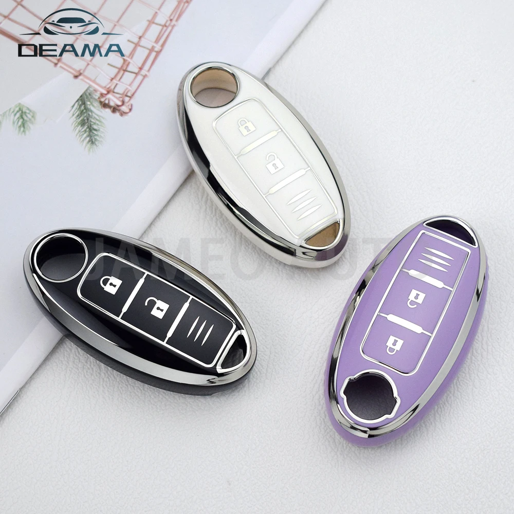 Чехол для автомобильного ключа из ТПУ аксессуары Nissan Versa Maxima Altima Rogue Armada Sentra Murano Leaf