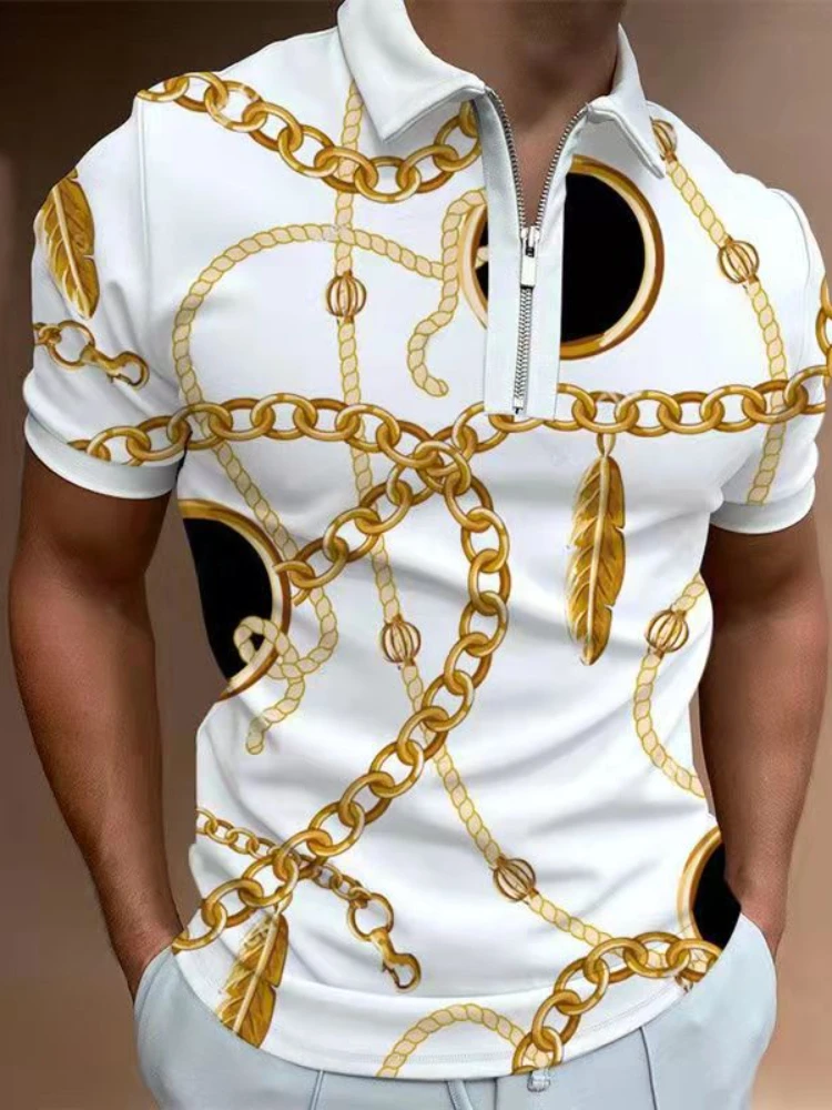 

Spring/summer 2022 New Men's Short-sleeved T-shirts Zip-up shirts Men's short-sleeved POLO shirts