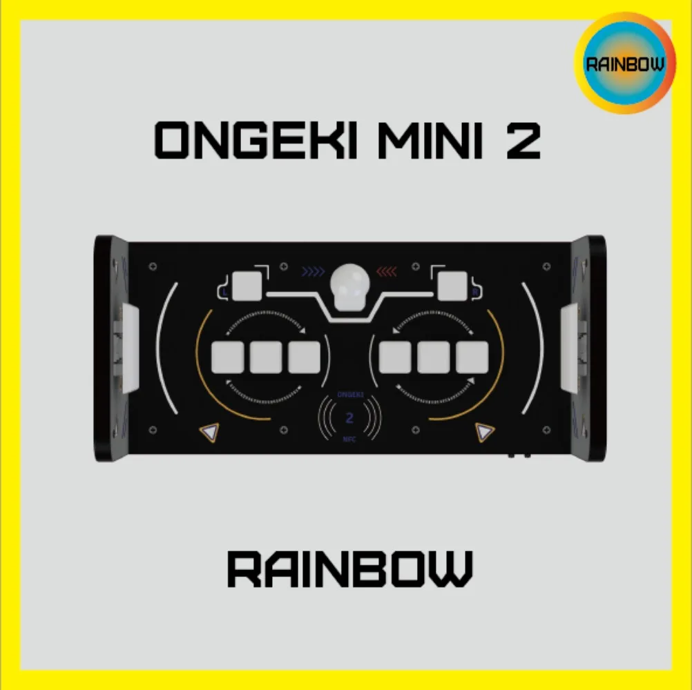 Для ONGEKI Mini RGB игровой контроллер аркадная консоль мини-клавиатура для джойстика