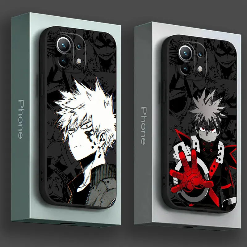 Фото Чехол для телефона Katsuki Bakugo My Hero Academia для Xiaomi Poco X7 M7 Pro X3 X5 X6 M5 F6 Mi F7 15 Ultra 14T 13T 12T 11T 10T Pro Cover №1