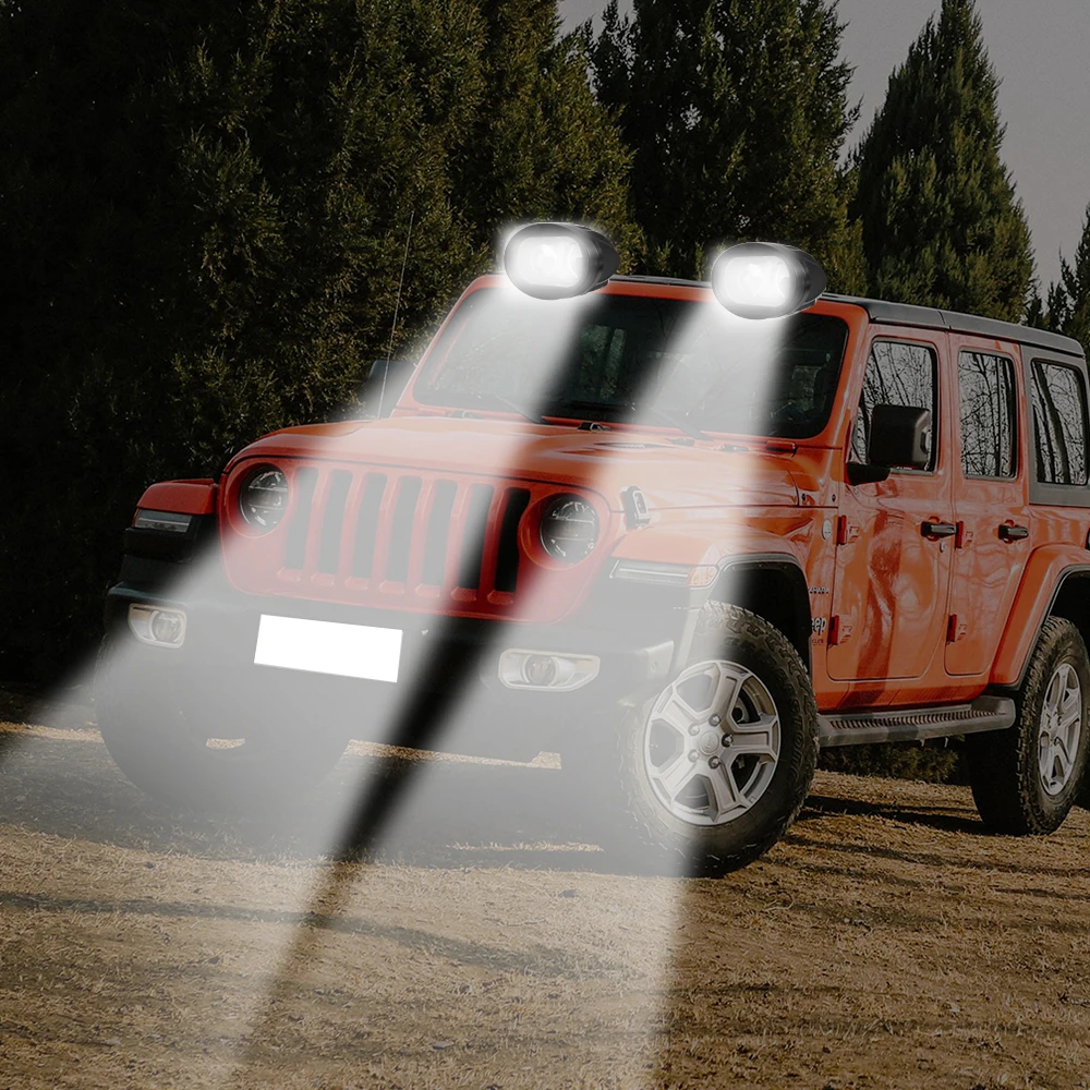 Автомобильная противотуманная фара 4D len светодиодная рабочая 10 Вт мотоциклетные