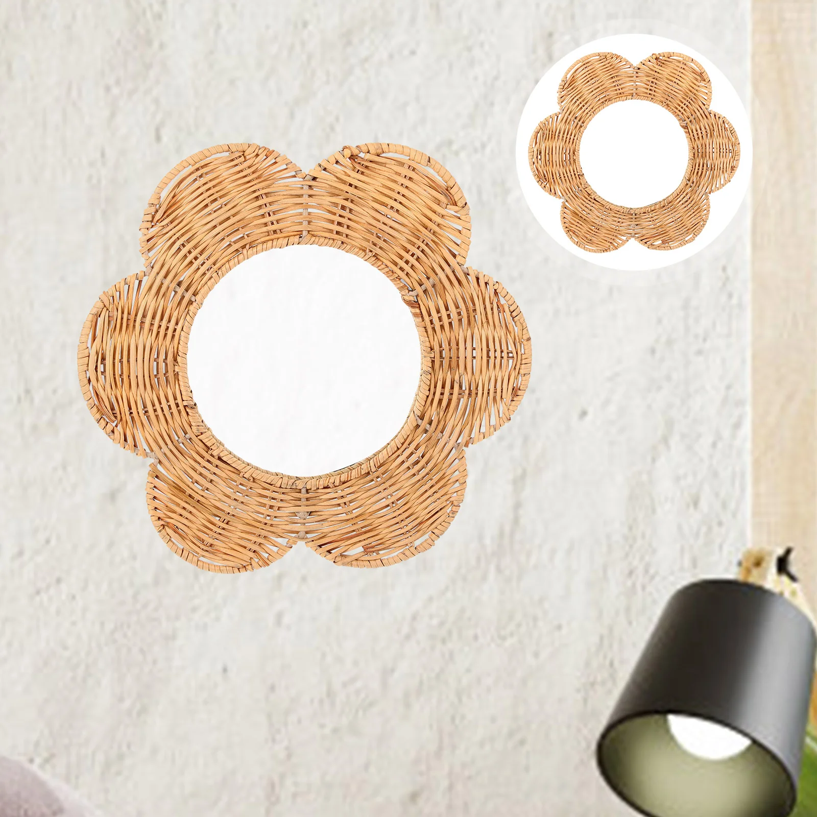 

Hanging Vanity Mirror Wall Decorative Wall-mounted Hairdressing Bathroom Indoor