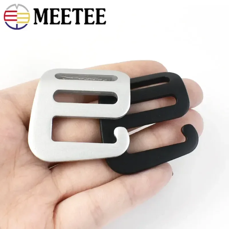 10 шт. 20/25 мм металлическая пряжка с крючком для рюкзака слайдер ремня инструменты