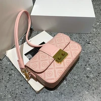 printing small pu leather flap crossbody sling bags for women 2022 luxury brand design handbag simple shoulder bag handbags