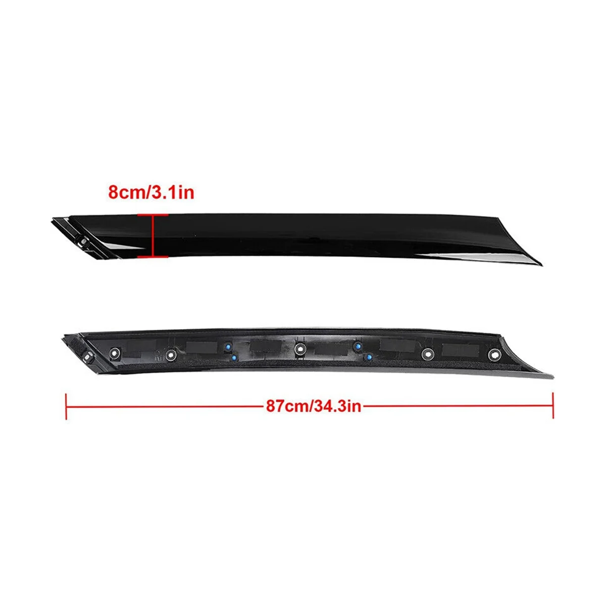 2 шт. накладки на лобовое стекло автомобиля для 2012-2017 861702V000 861802V000