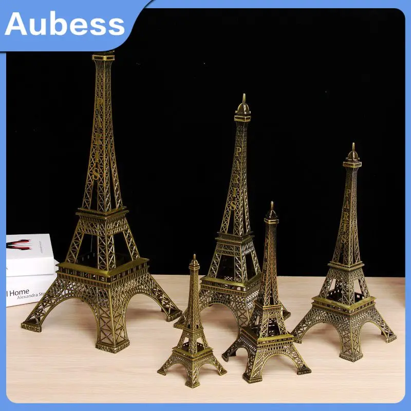 

10-48cm Paris Eiffel Tower Decoration Model Creative Birthday Gift Home Living Room Small Crafts Wine Cabinet Decoration