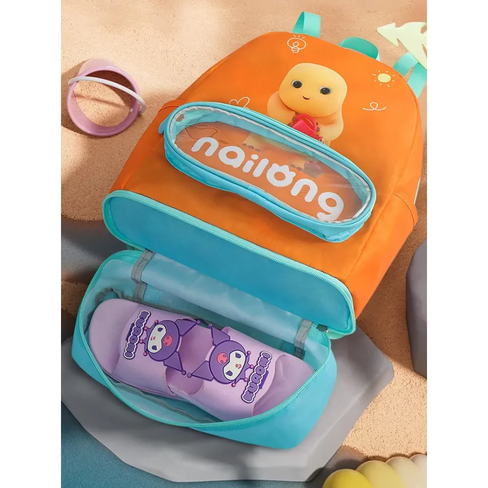 Рюкзак для плавания из ткани Оксфорд милый детский двухслойный