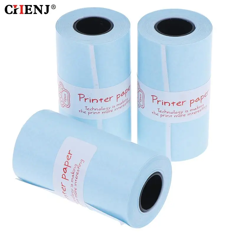 

3 Rolls/lot Thermal Printing Roll Paper Stickers 57mm X 30mm For Pocket Paperang Photo Printer
