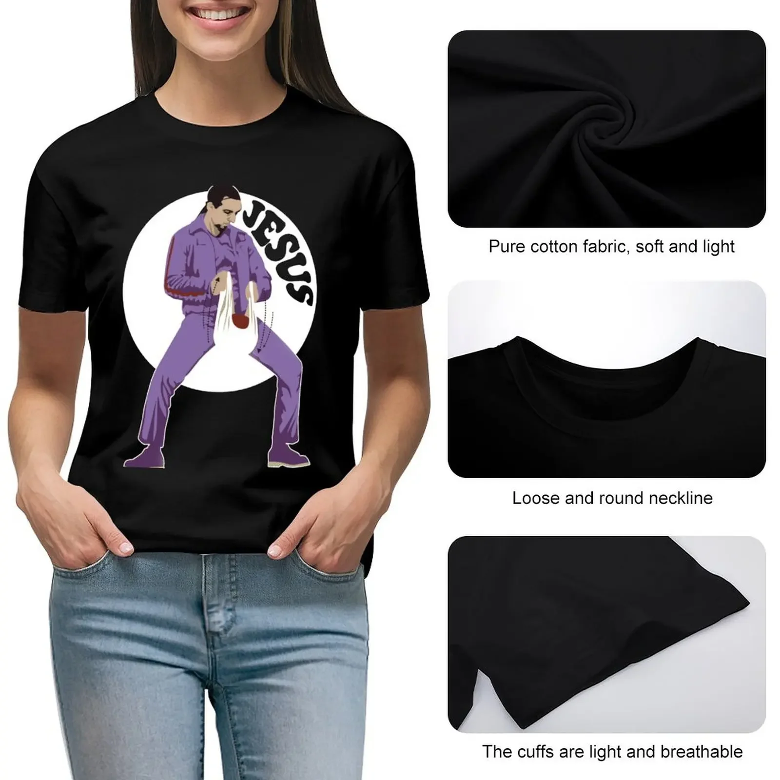 Футболка The Jesus - Big Lebowski футболка с короткими рукавами новое издание хлопковые