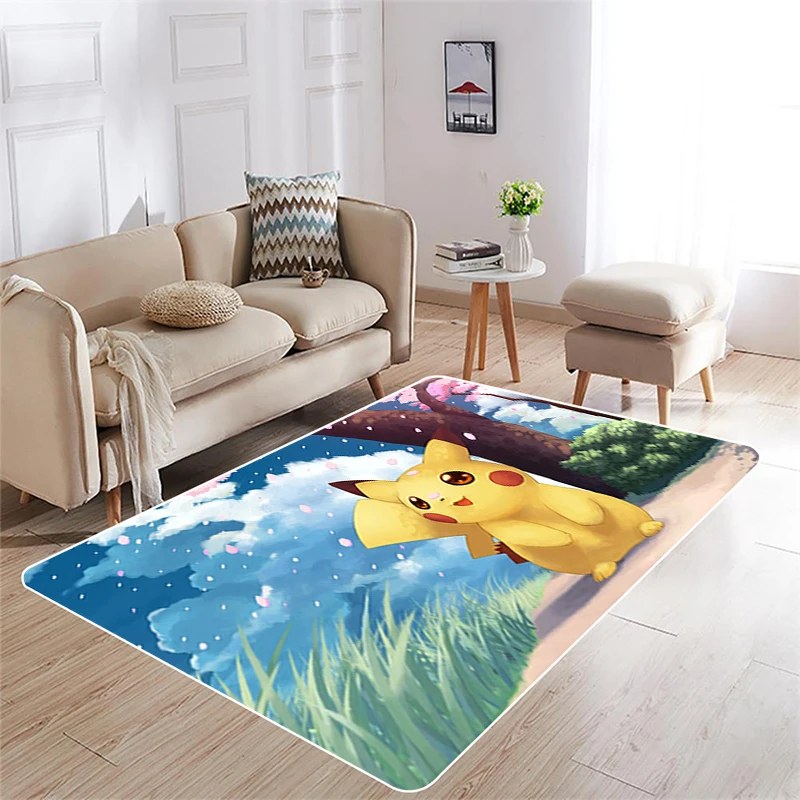 

Home Mats Kitchen Floor Mat Pokemon Doormat Entrance Door Room Hallway Carpet Bath Children Bathroom Rugs Living Decoration Rug