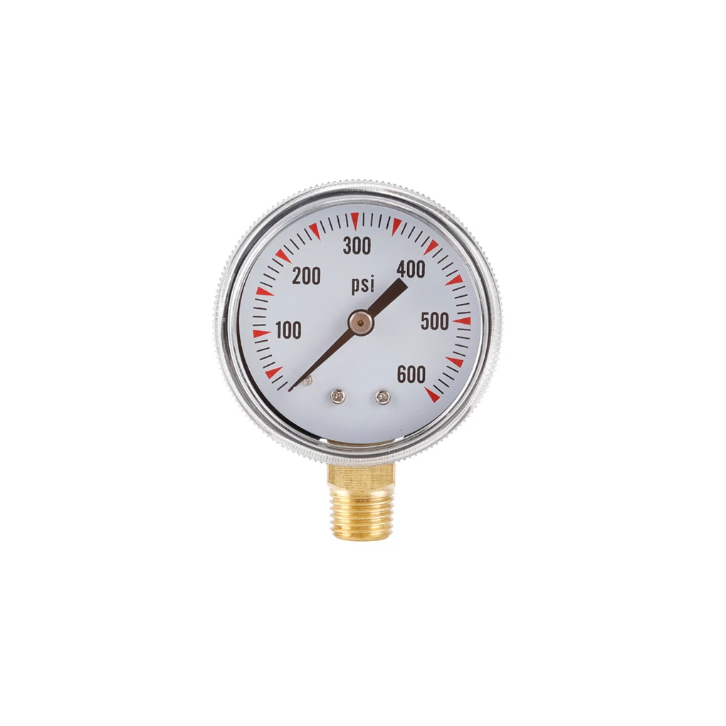 

1/4 Hydraulic Pressure Gauge Filled Fuel Portable Small Industrial Meter