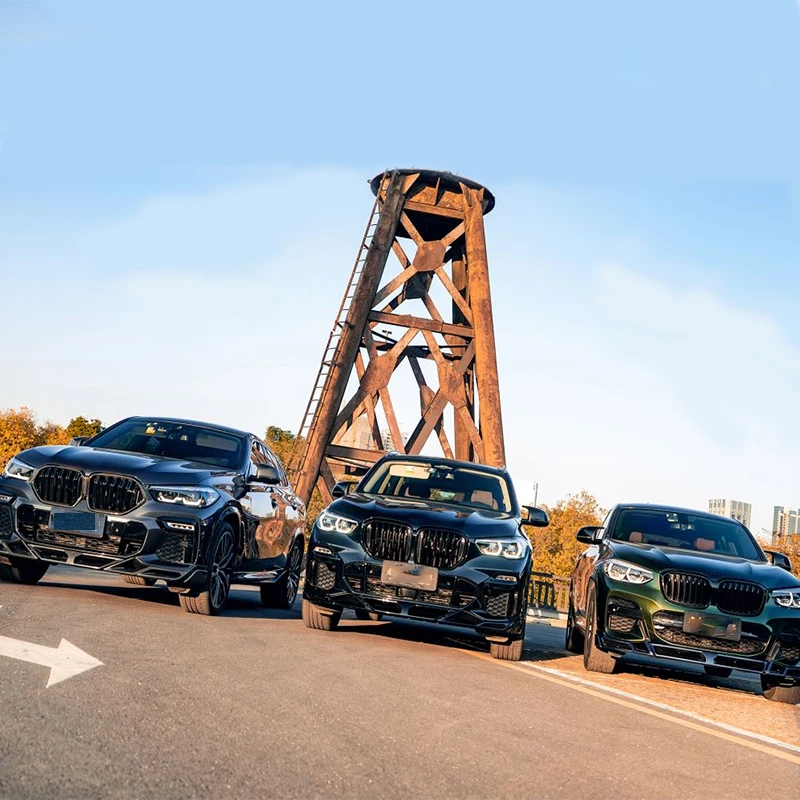 Заводская цена для bmw G01 G02 2018y X3 X4 передняя губа соревнование автомобиль диффузор