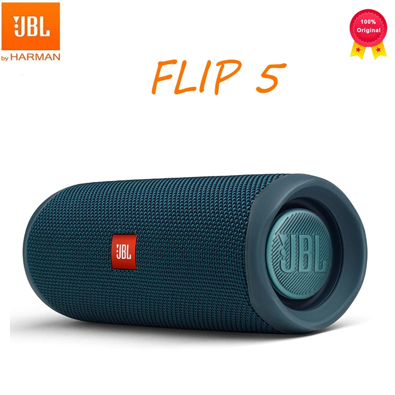 [해외] JBL FLIP5 휴대용 블루투스 스피커  서브 우퍼 방수 디자인  다중 직렬 야외 스피커 지원  미니 소형 스피커