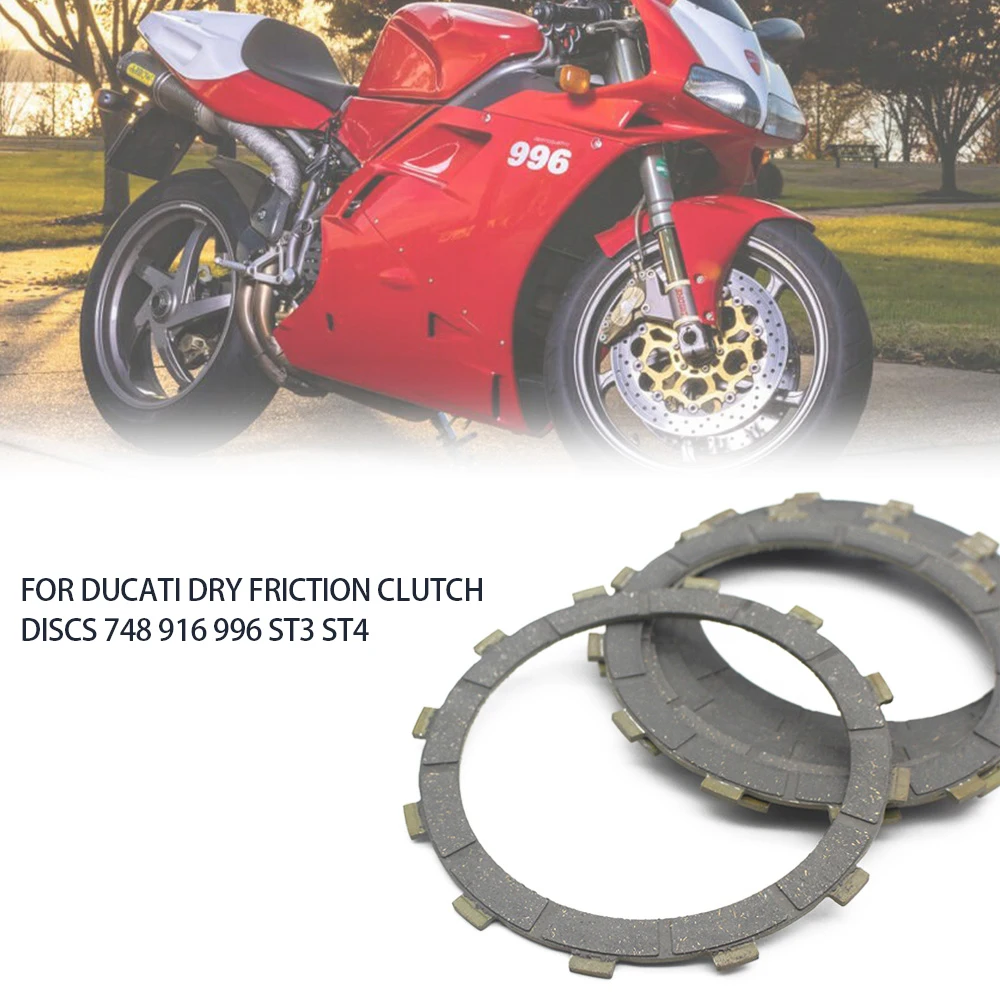 

Мотоциклетный фрикционный диск сцепления 7 шт. для Ducati 748 749 851 888 900 916 944 996 998 999 1098 1198 Monster 900 1000 1100