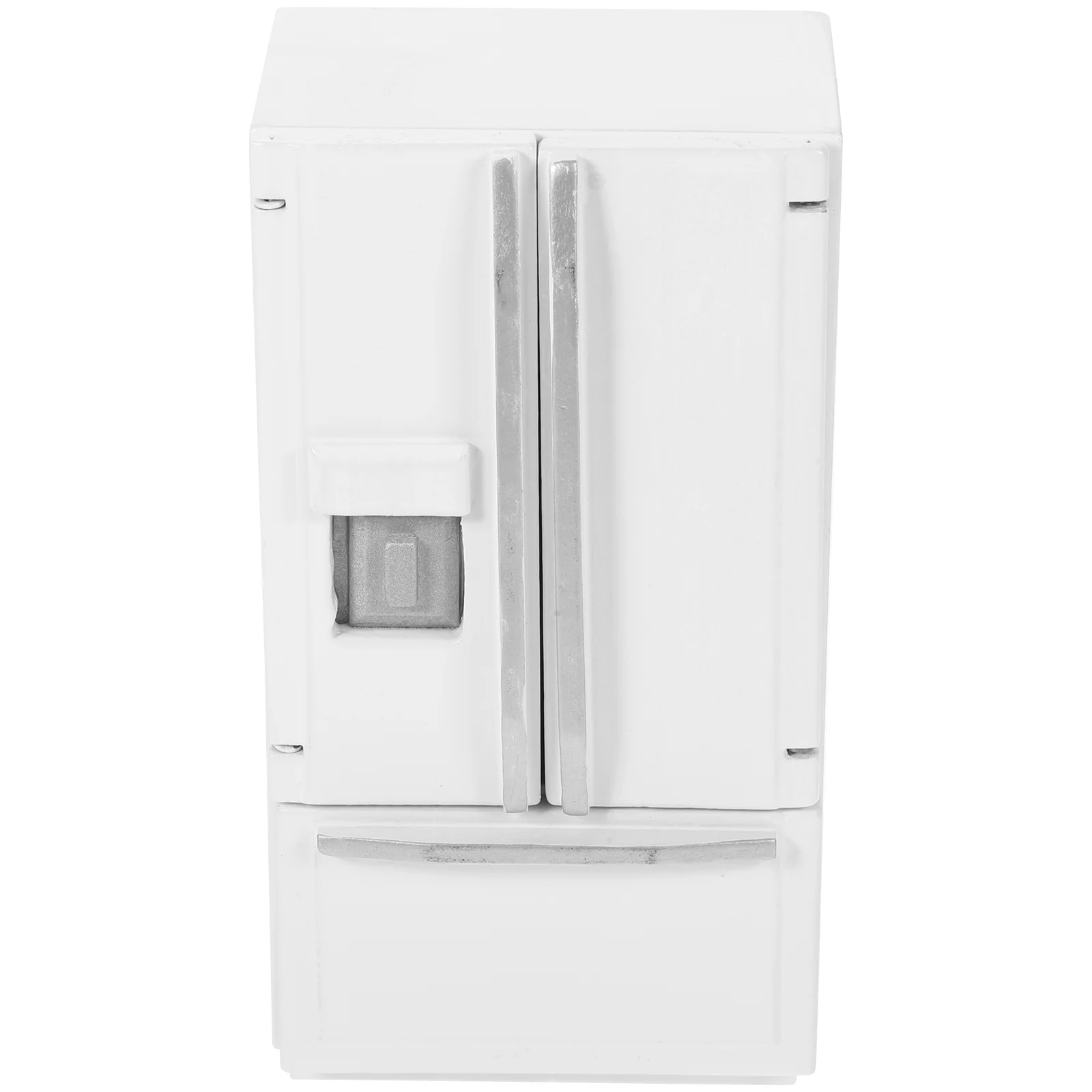 

Mini Furniture Toy Refrigerator Dolls House Miniature Fridge Freezer Model Decor Wooden